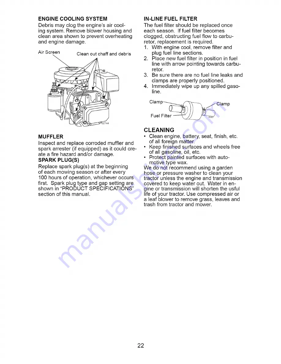 Craftsman 917.27538 Скачать руководство пользователя страница 22