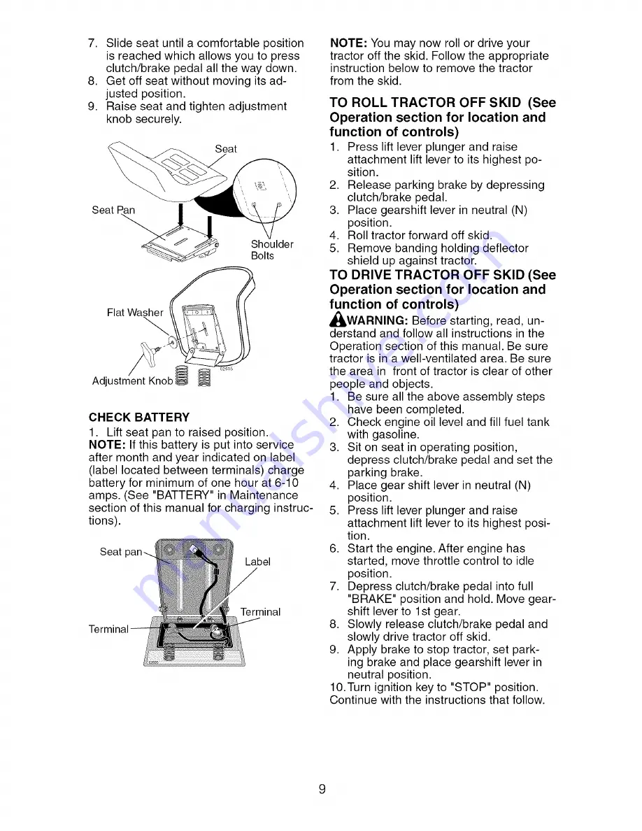 Craftsman 917.275391 Owner'S Manual Download Page 9