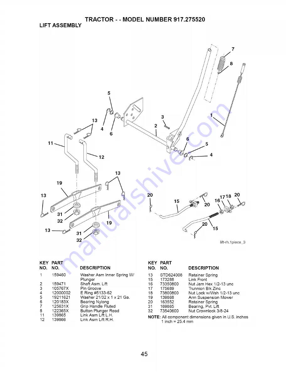 Craftsman 917.275520 Owner'S Manual Download Page 45