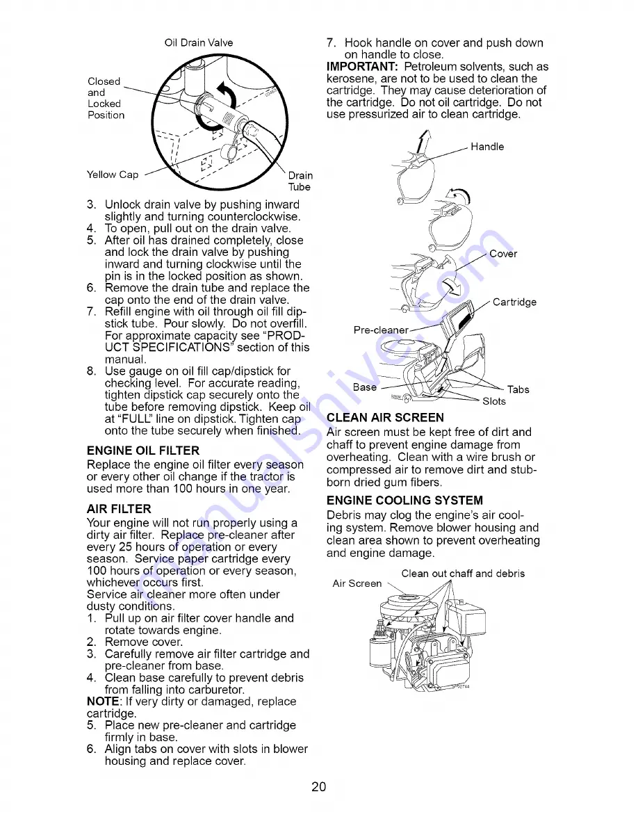 Craftsman 917.275620 Owner'S Manual Download Page 20