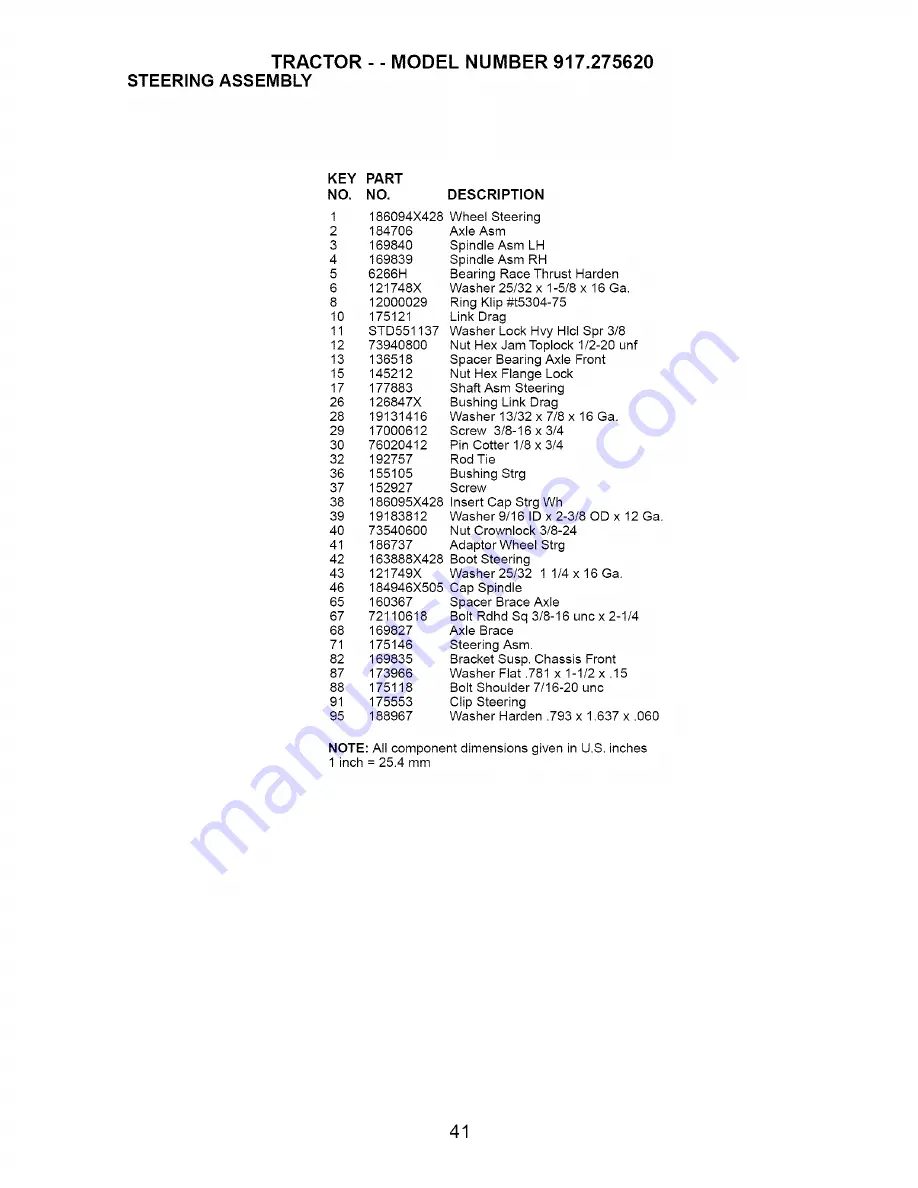 Craftsman 917.275620 Owner'S Manual Download Page 41