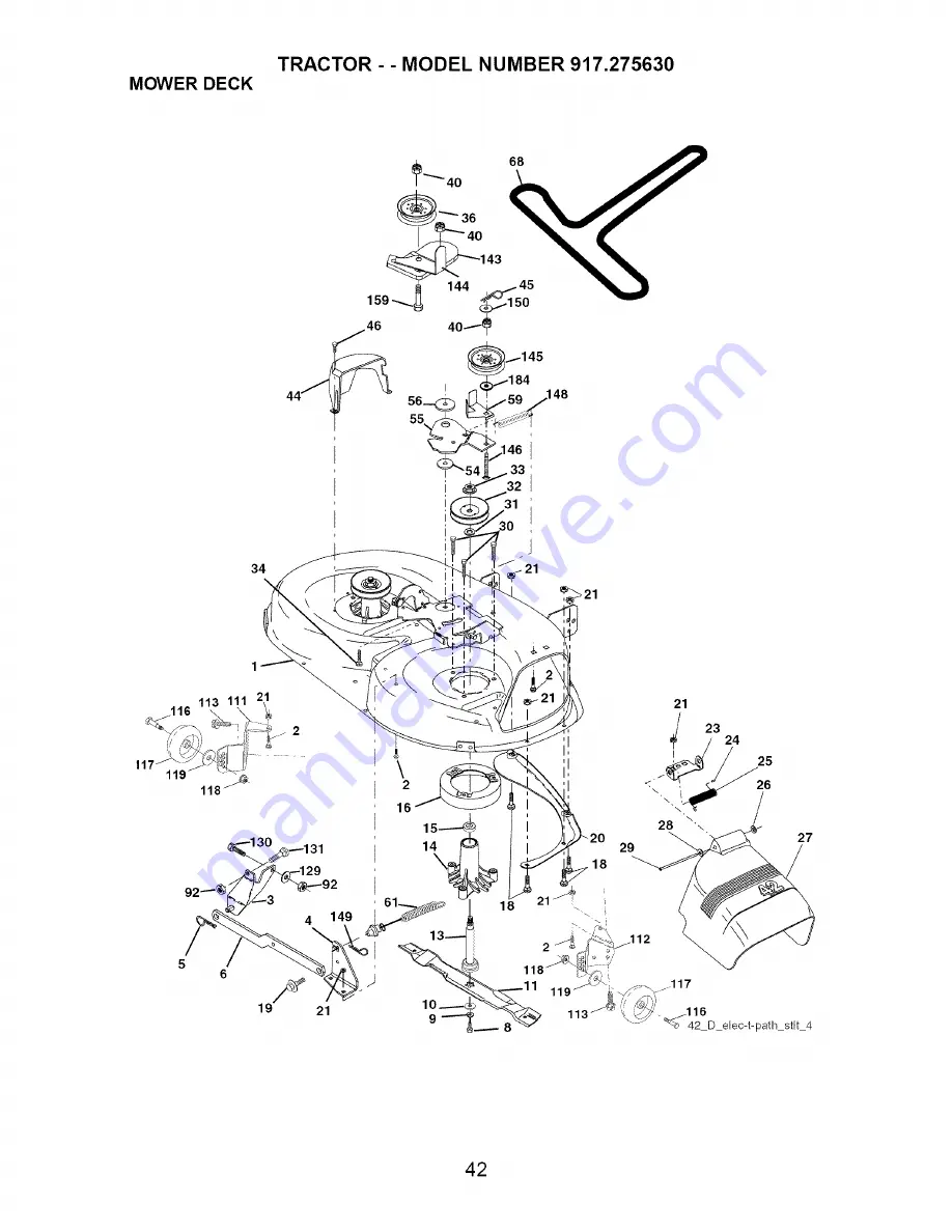 Craftsman 917.275630 Owner'S Manual Download Page 42