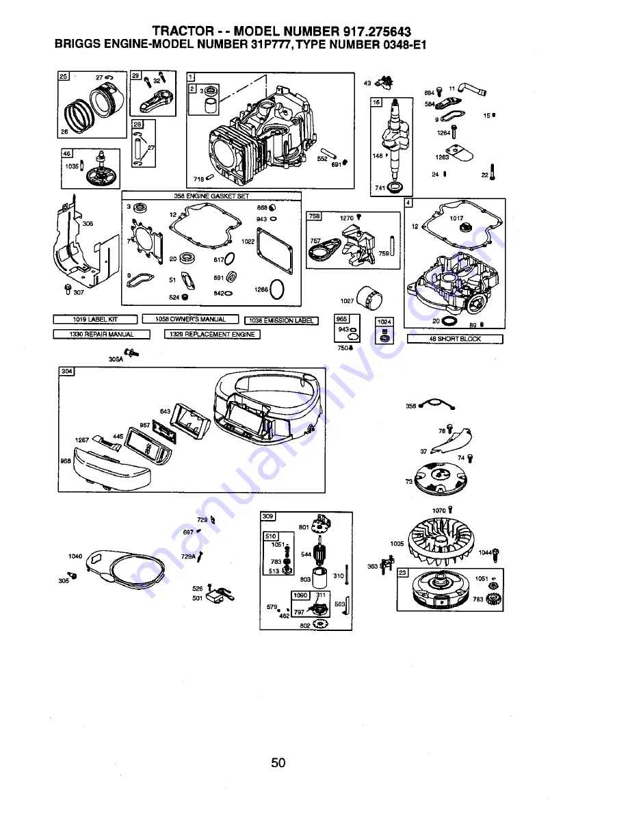 Craftsman 917.275643 Owner'S Manual Download Page 50