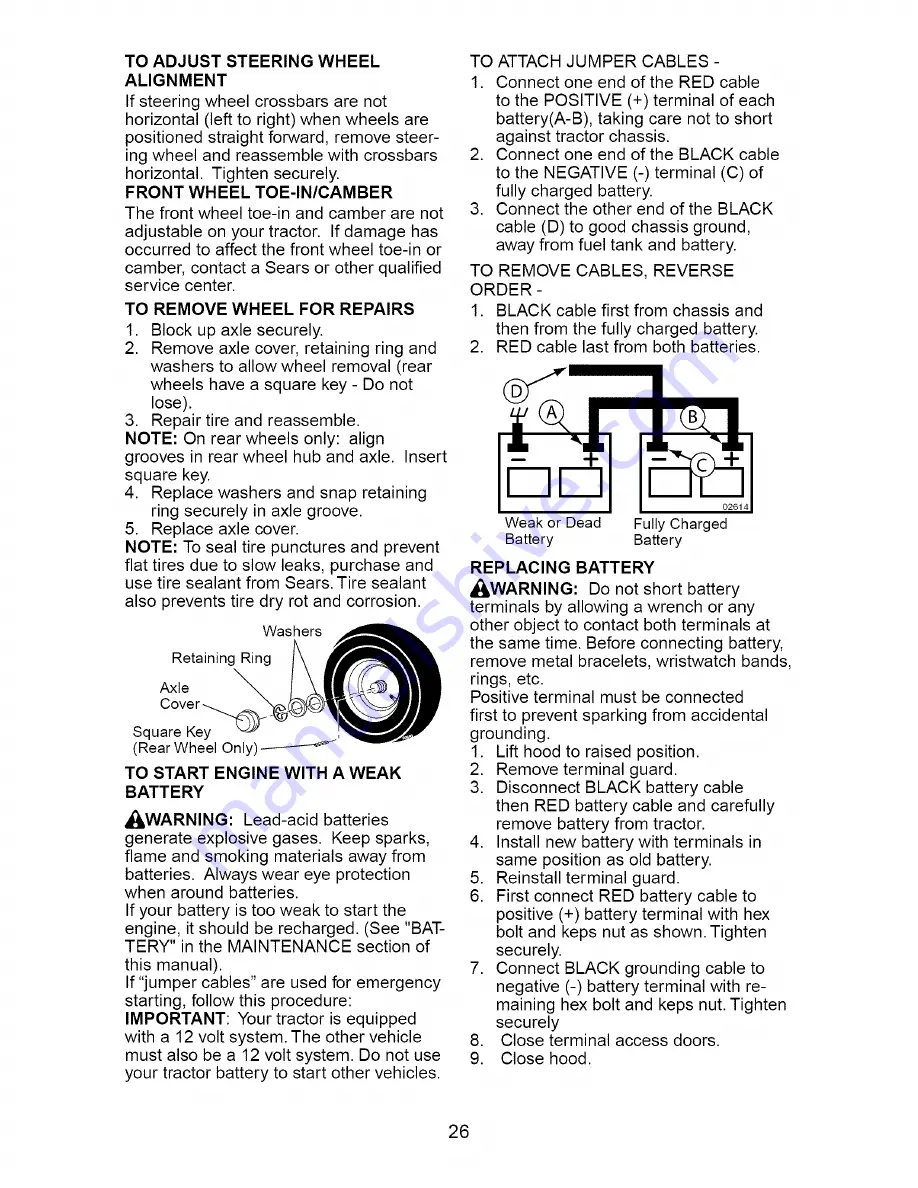 Craftsman 917.275662 Owner'S Manual Download Page 26