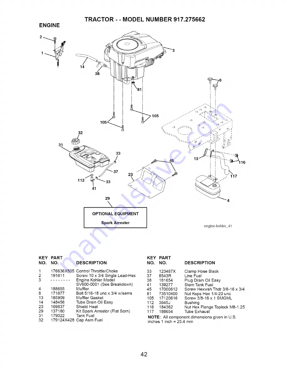 Craftsman 917.275662 Owner'S Manual Download Page 42