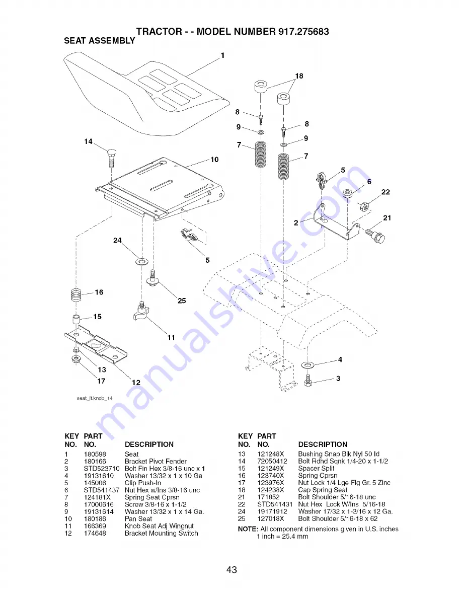 Craftsman 917.275683 Owner'S Manual Download Page 43