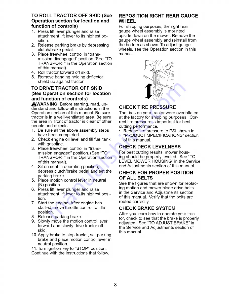 Craftsman 917.275684 Owner'S Manual Download Page 8