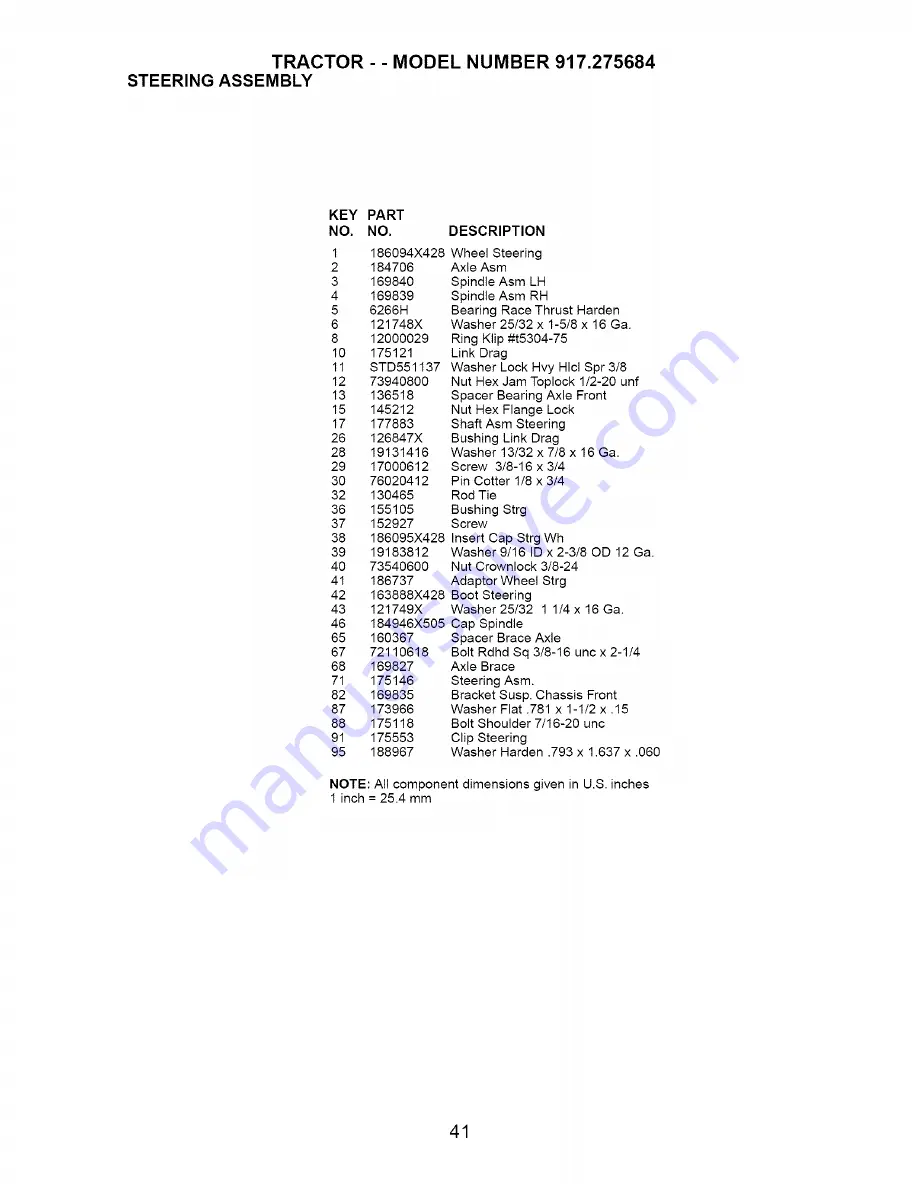 Craftsman 917.275684 Owner'S Manual Download Page 41