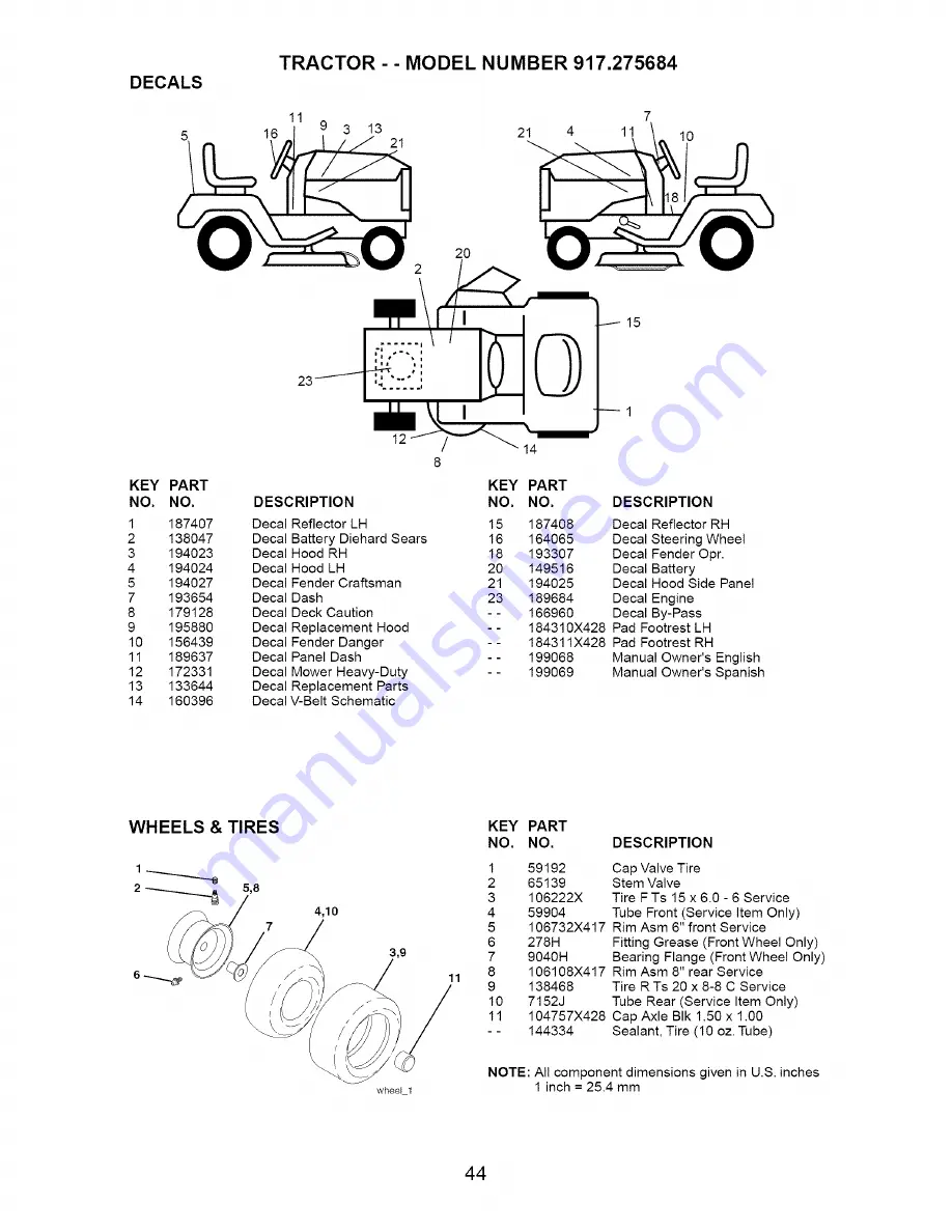 Craftsman 917.275684 Owner'S Manual Download Page 44