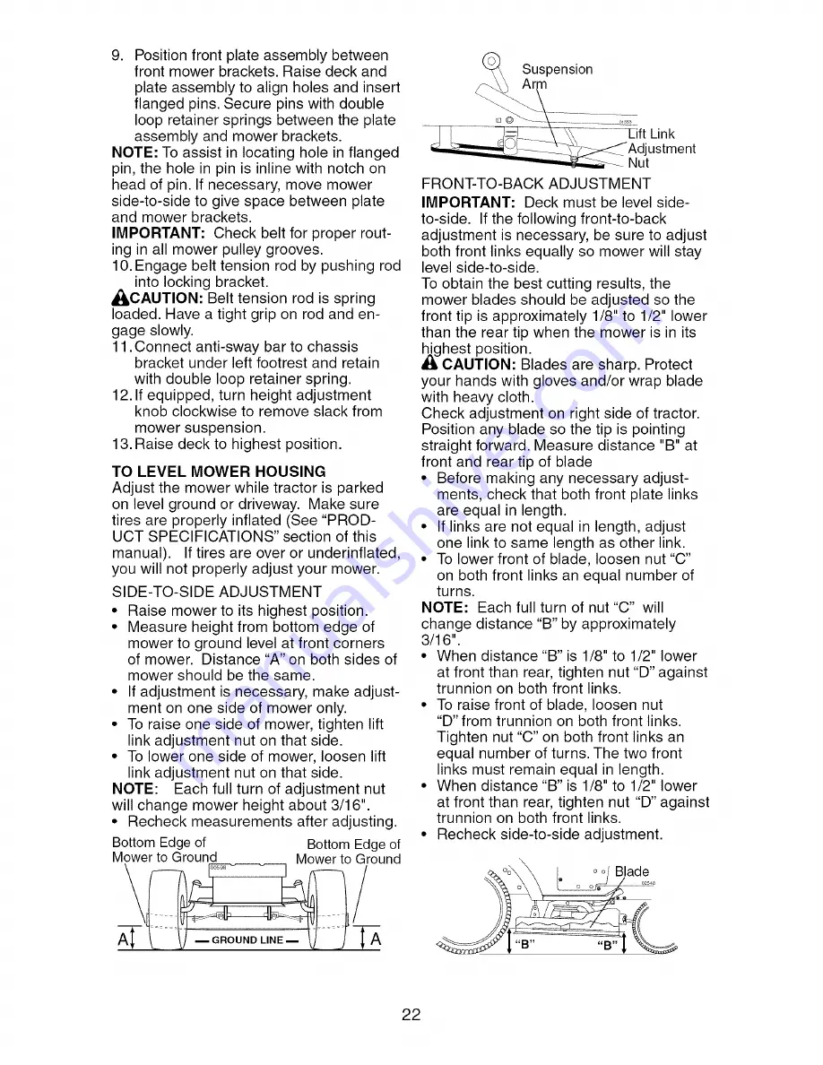 Craftsman 917.275740 Owner'S Manual Download Page 22