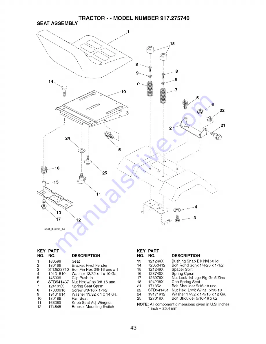 Craftsman 917.275740 Owner'S Manual Download Page 43