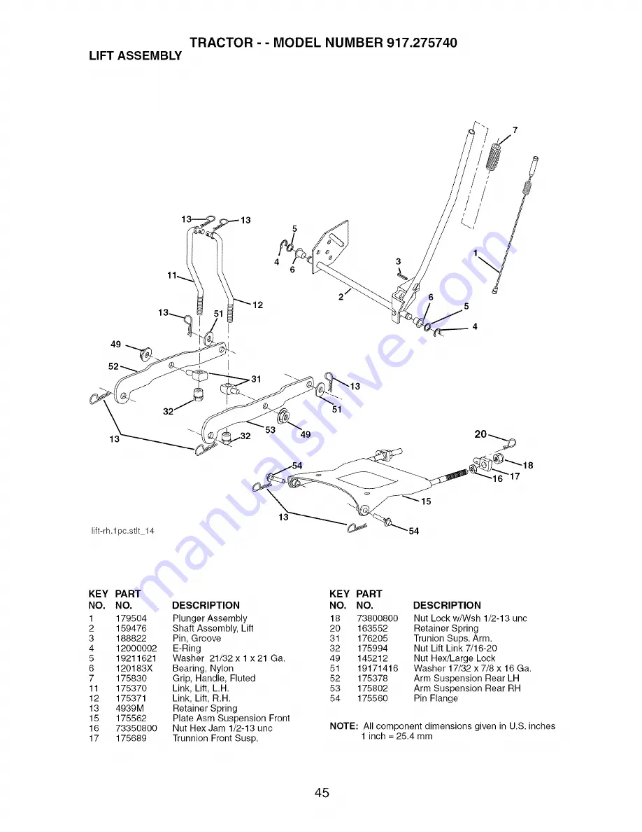 Craftsman 917.275740 Owner'S Manual Download Page 45