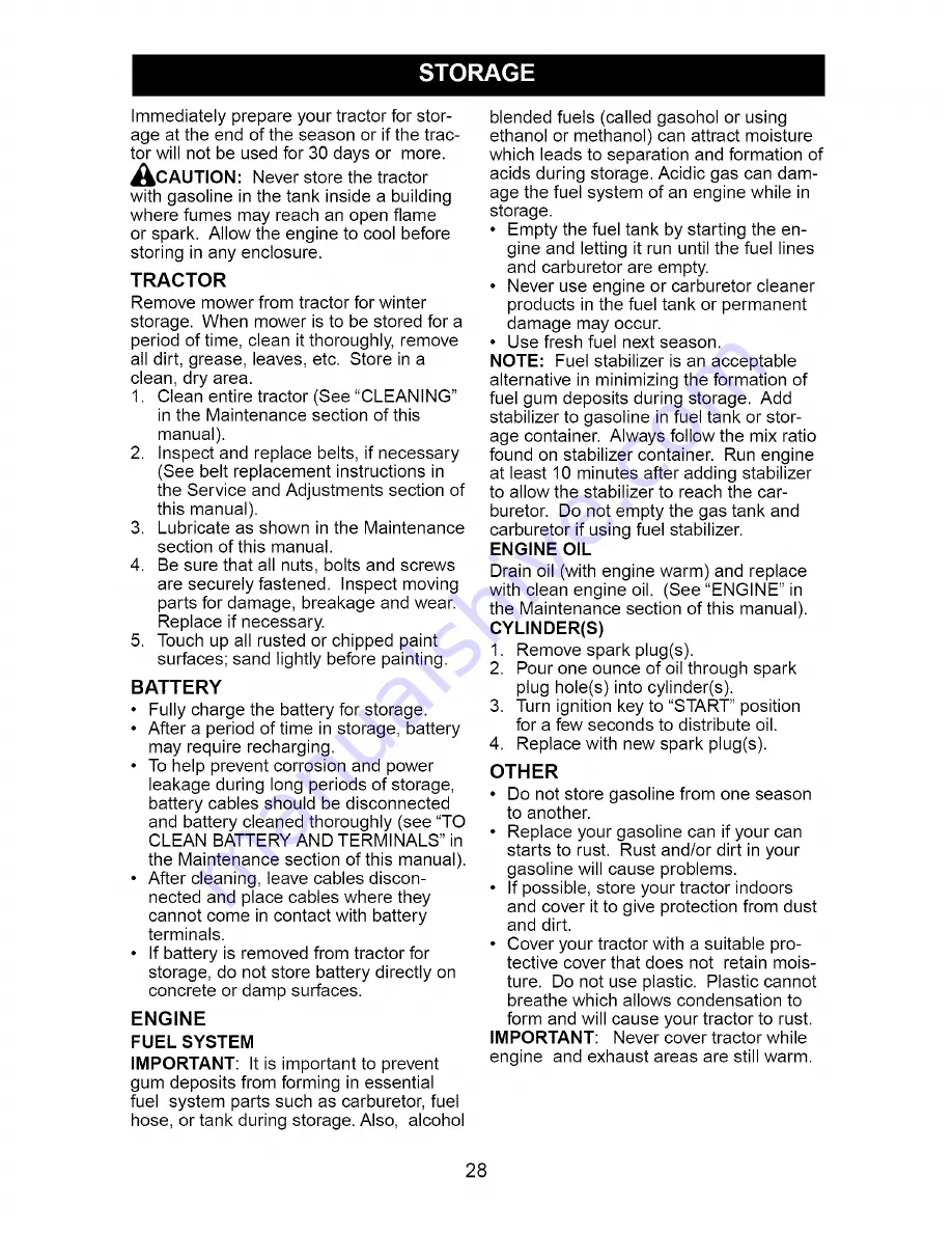 Craftsman 917.275750 Owner'S Manual Download Page 28