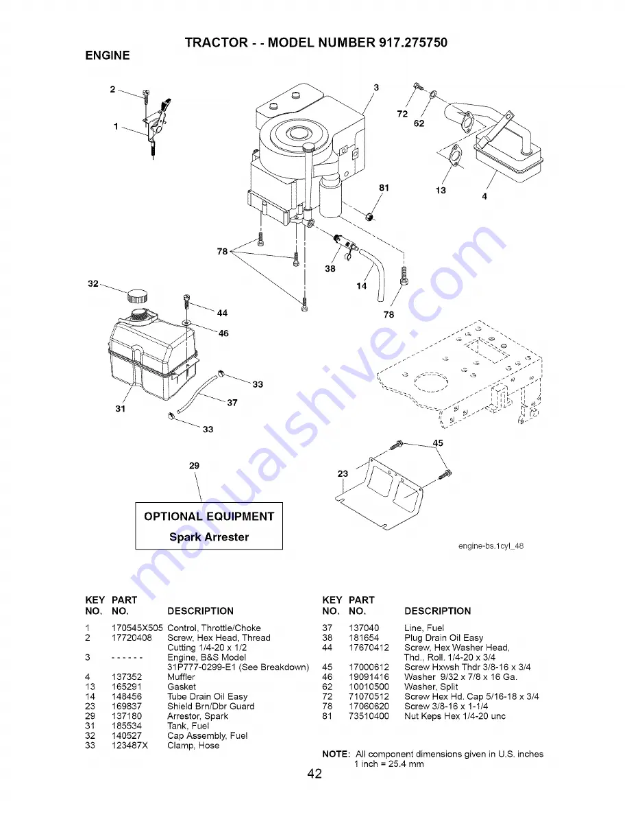 Craftsman 917.275750 Скачать руководство пользователя страница 42