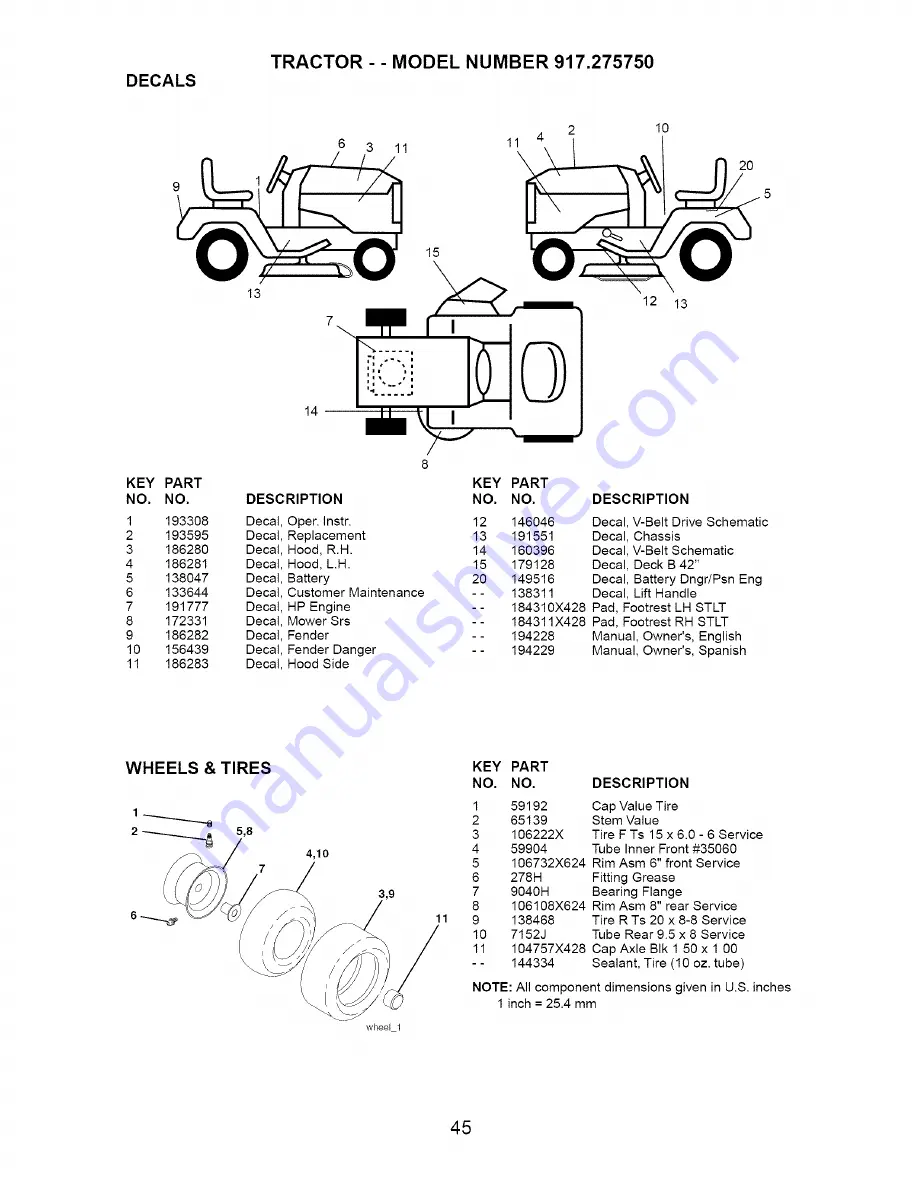 Craftsman 917.275750 Скачать руководство пользователя страница 45