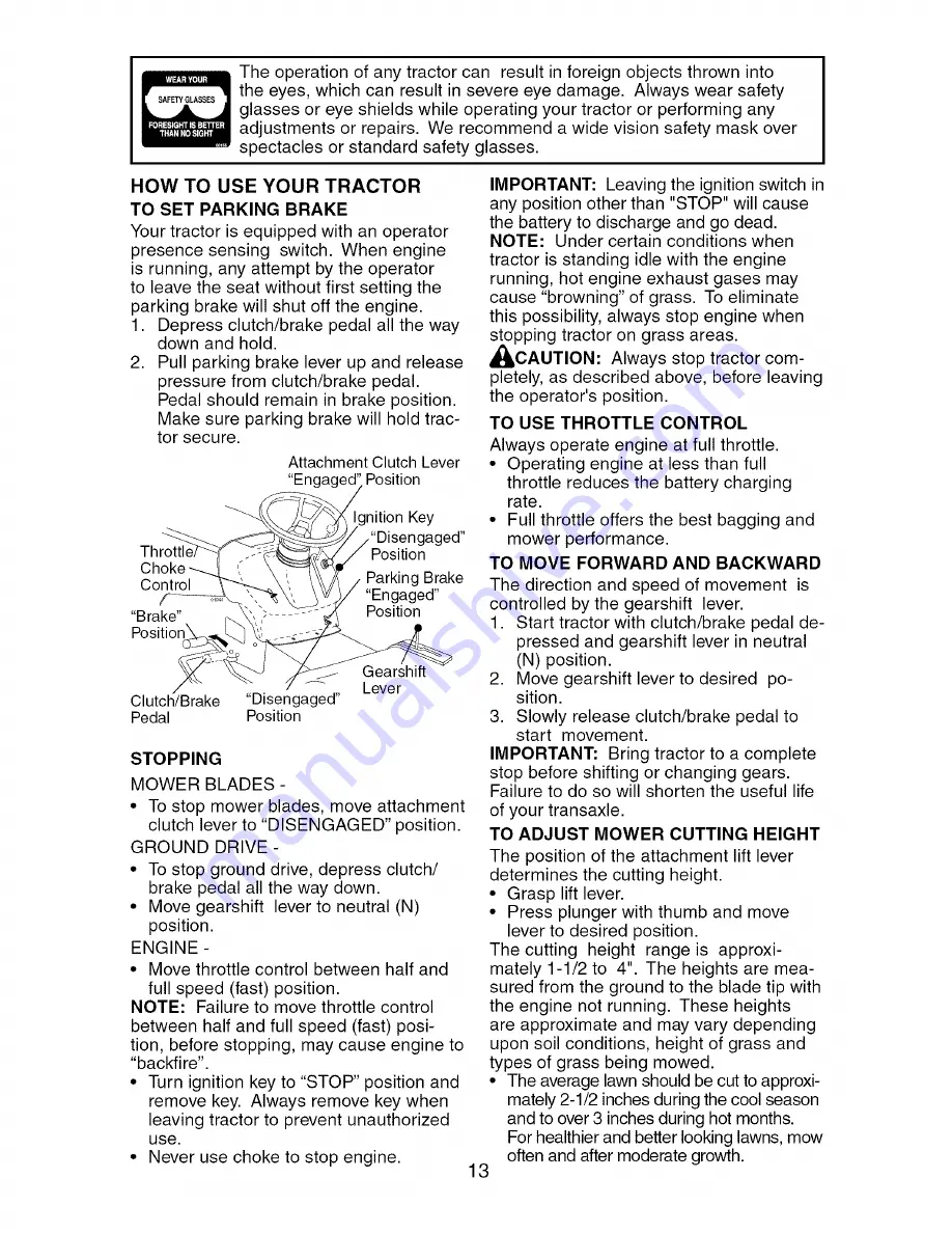 Craftsman 917.275754 Owner'S Manual Download Page 13