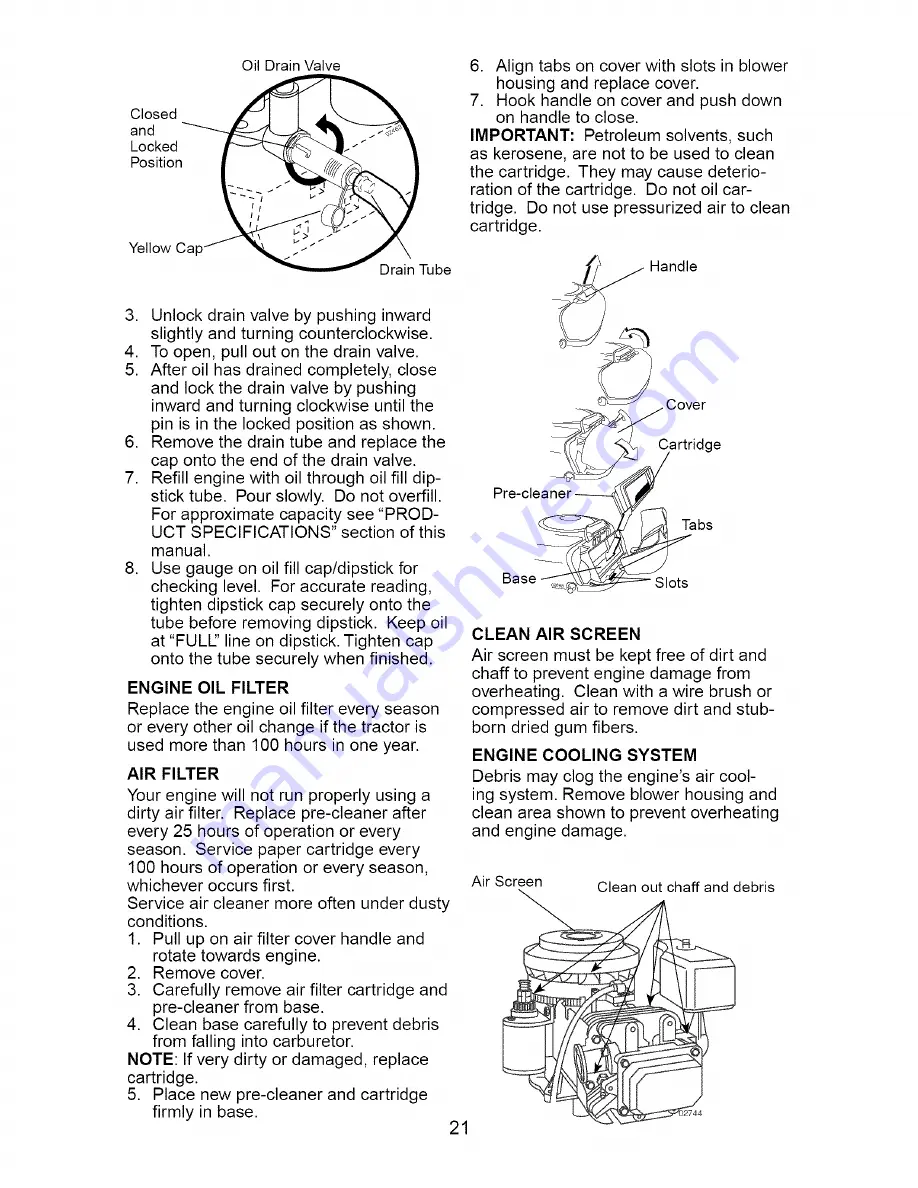 Craftsman 917.275760 Owner'S Manual Download Page 21