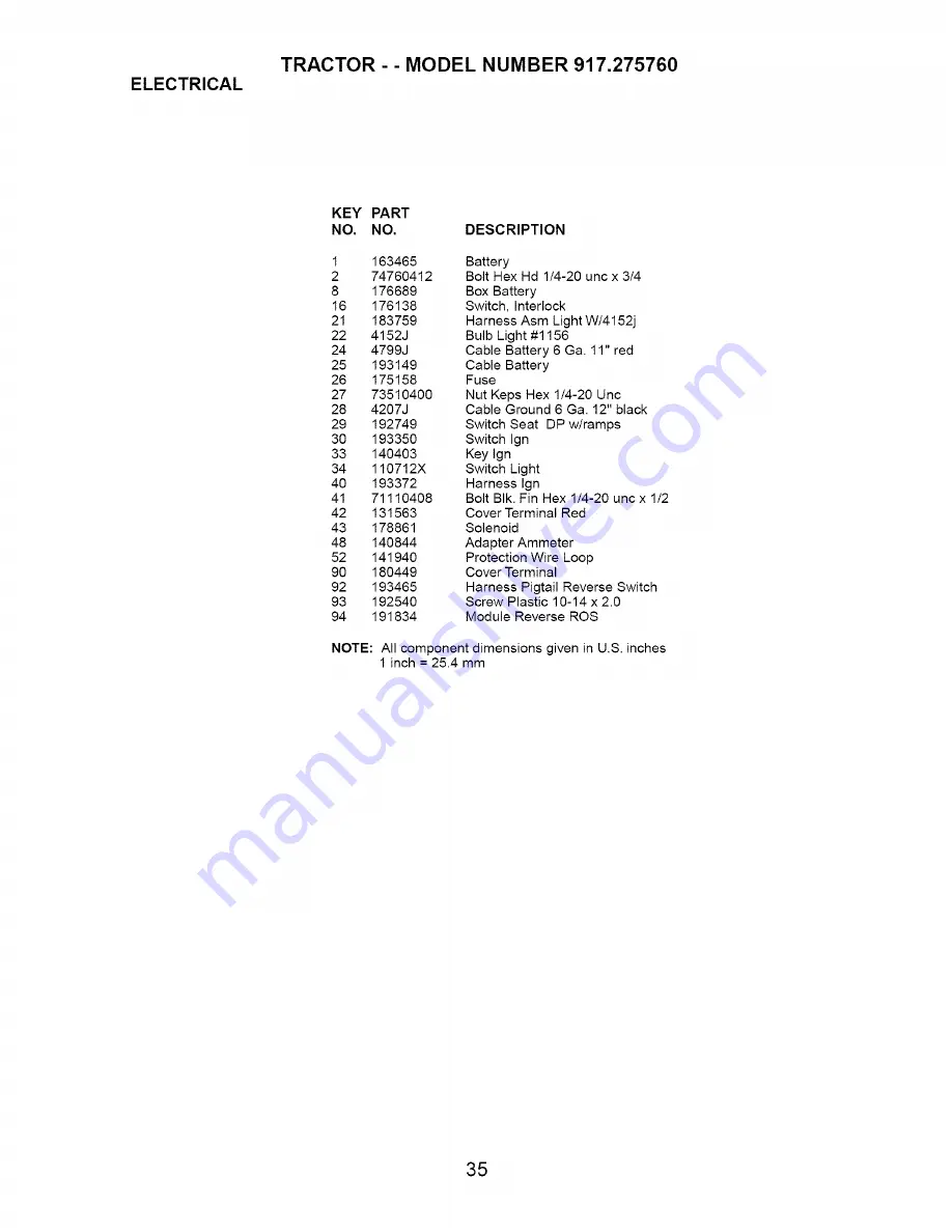 Craftsman 917.275760 Owner'S Manual Download Page 35