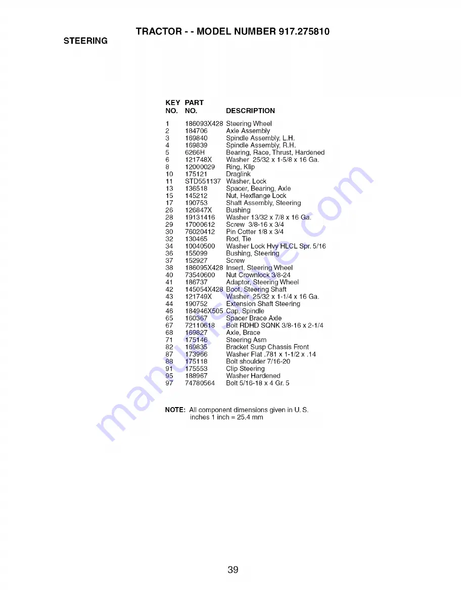 Craftsman 917.275810 Owner'S Manual Download Page 39