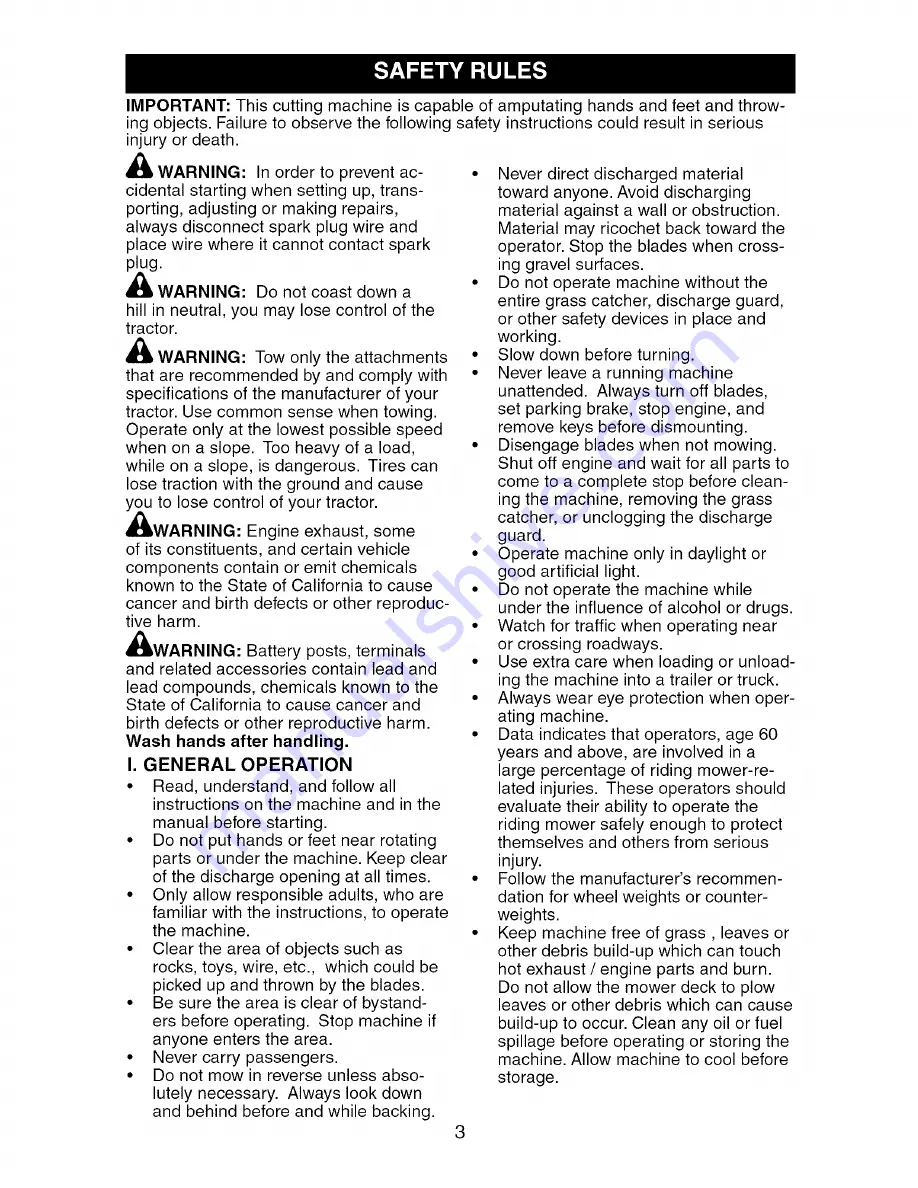 Craftsman 917.275902 Owner'S Manual Download Page 3