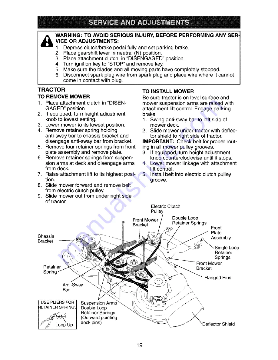 Craftsman 917.276010 Скачать руководство пользователя страница 19