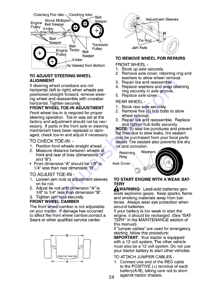 Craftsman 917.276010 Owner'S Manual Download Page 24