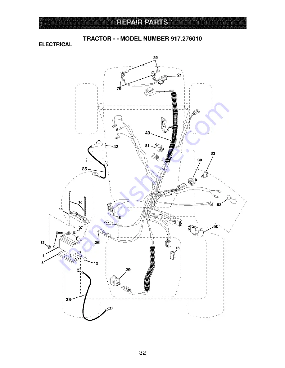 Craftsman 917.276010 Owner'S Manual Download Page 32