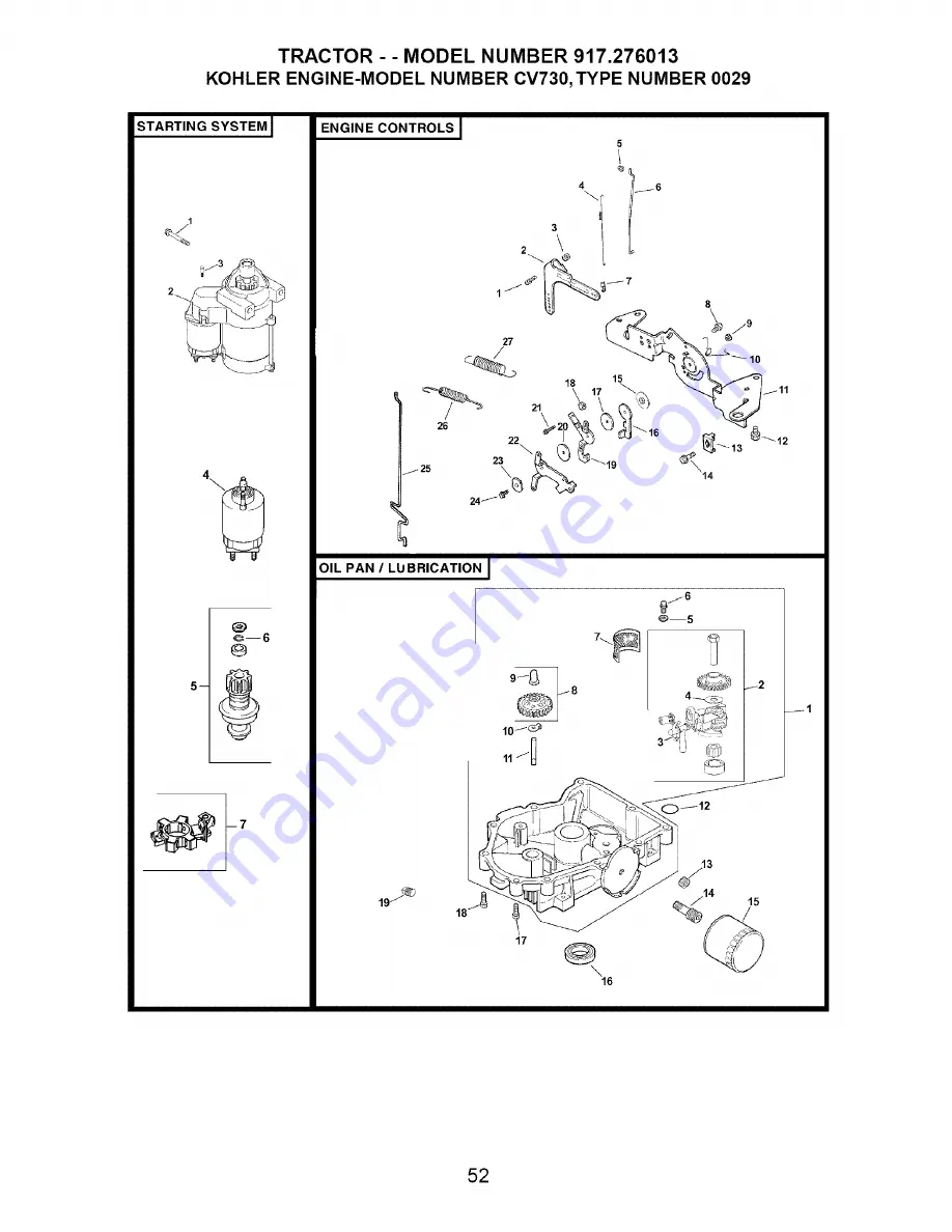 Craftsman 917.276013 Owner'S Manual Download Page 52