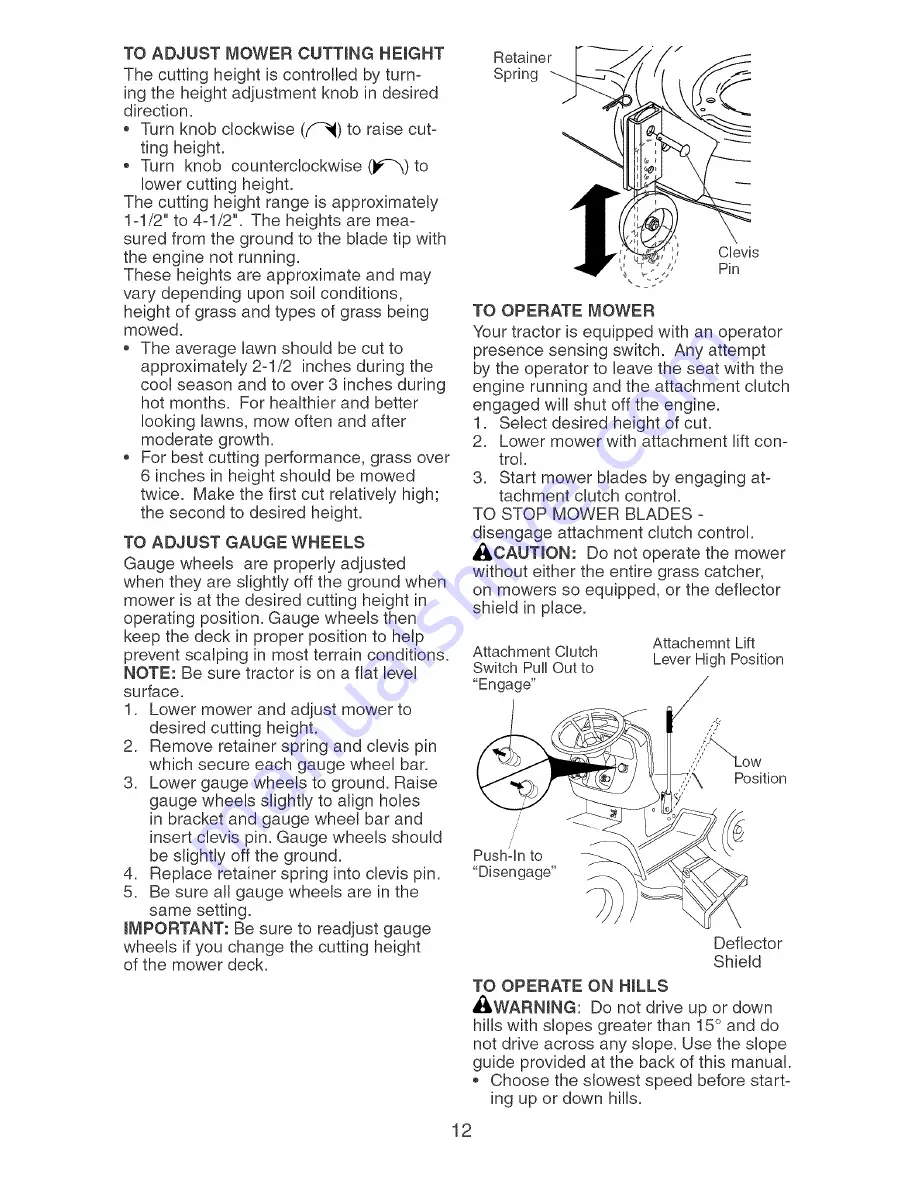 Craftsman 917.276021 Owner'S Manual Download Page 12