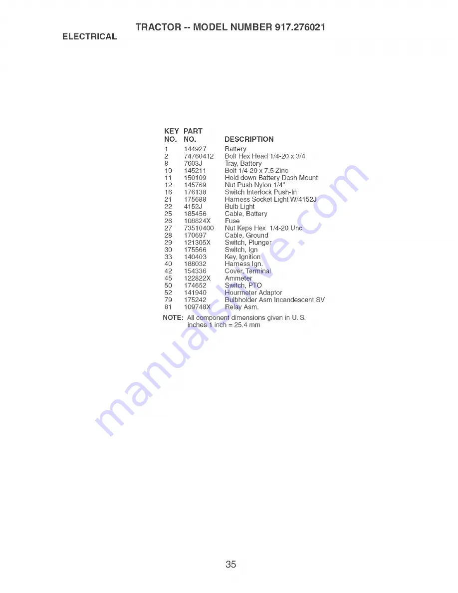 Craftsman 917.276021 Owner'S Manual Download Page 35