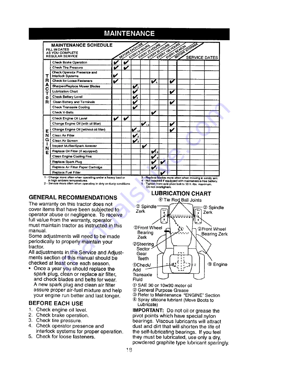 Craftsman 917.27603 Owner'S Manual Download Page 18