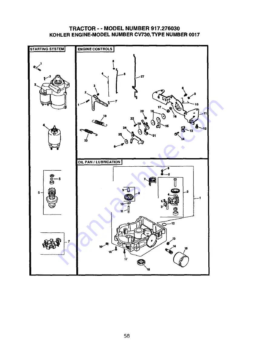 Craftsman 917.27603 Owner'S Manual Download Page 58