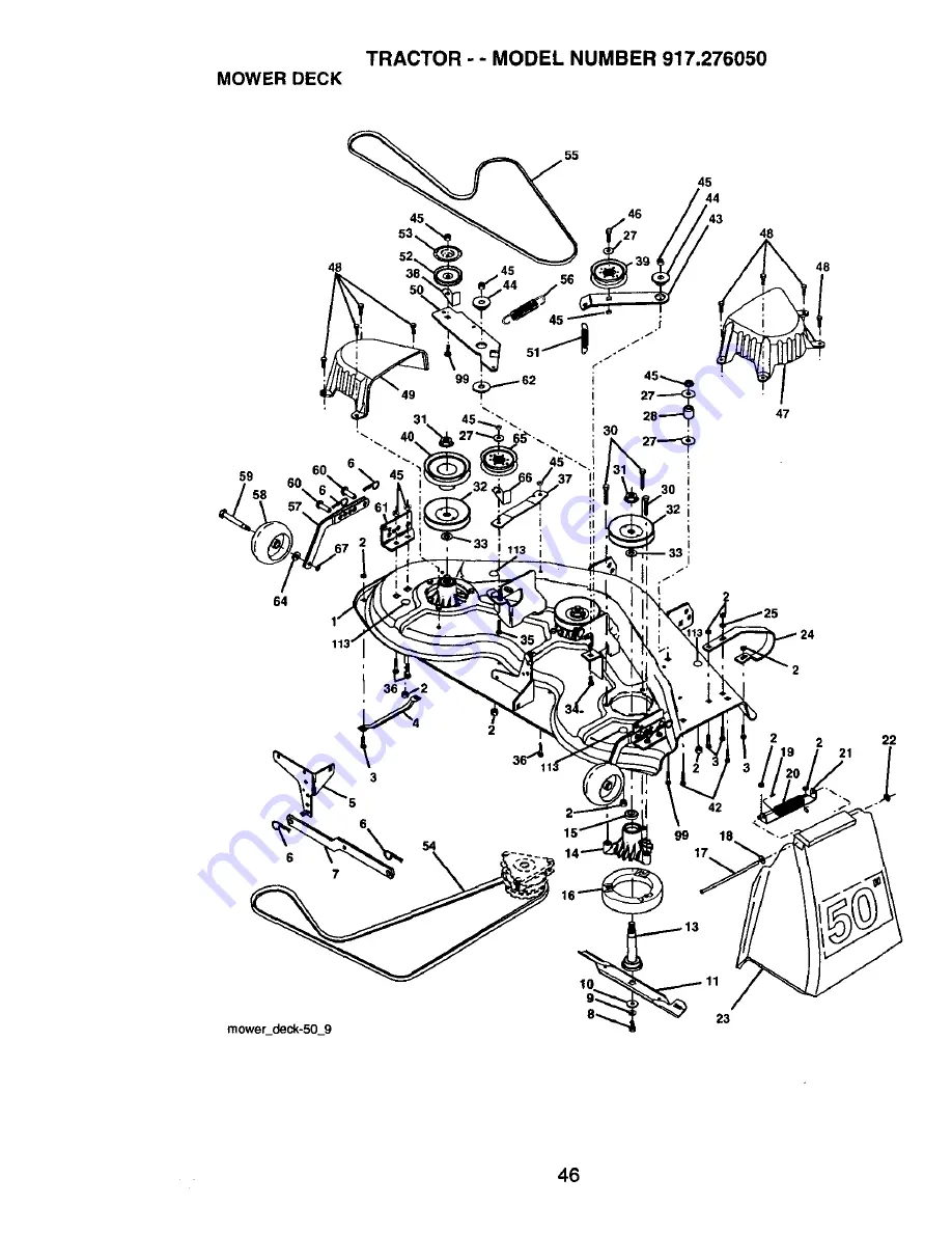 Craftsman 917.276050 Owner'S Manual Download Page 46