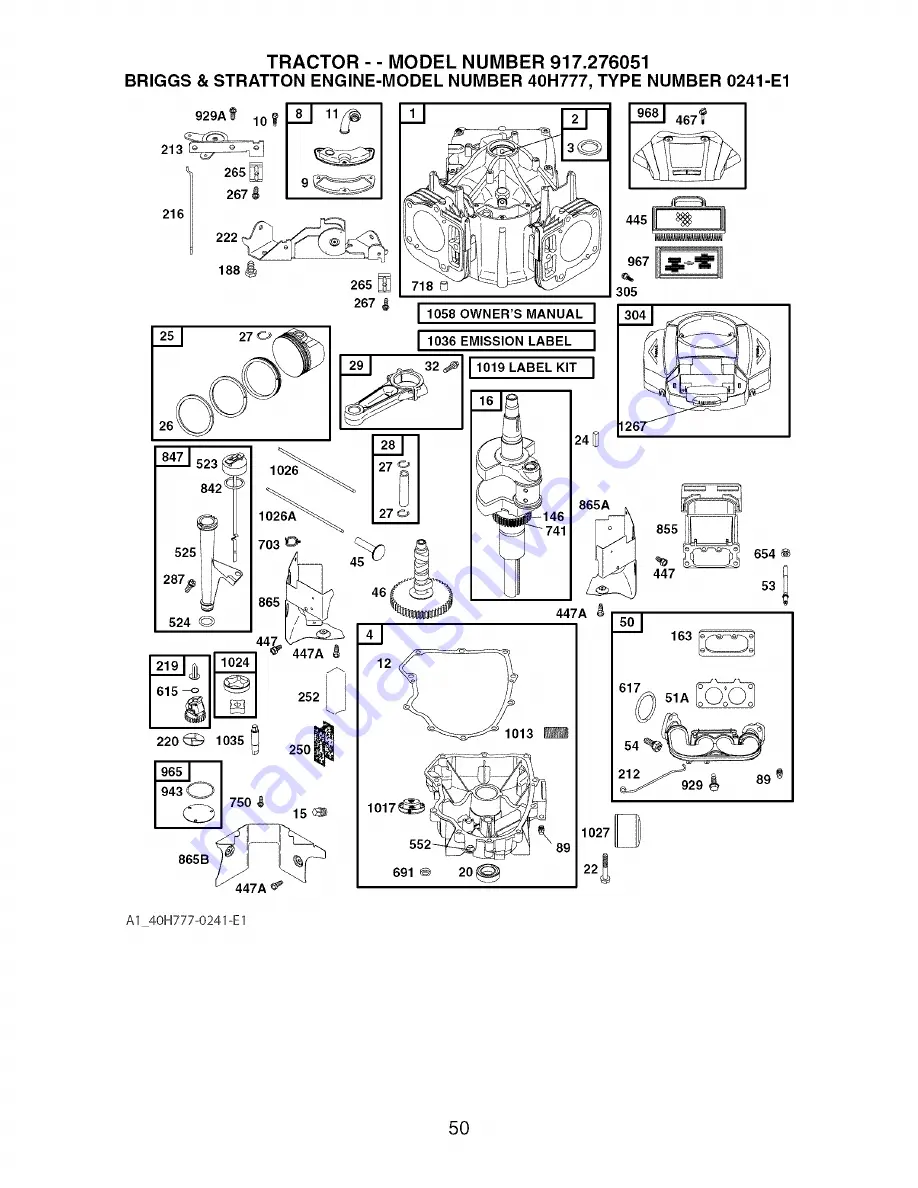 Craftsman 917.276051 Owner'S Manual Download Page 50