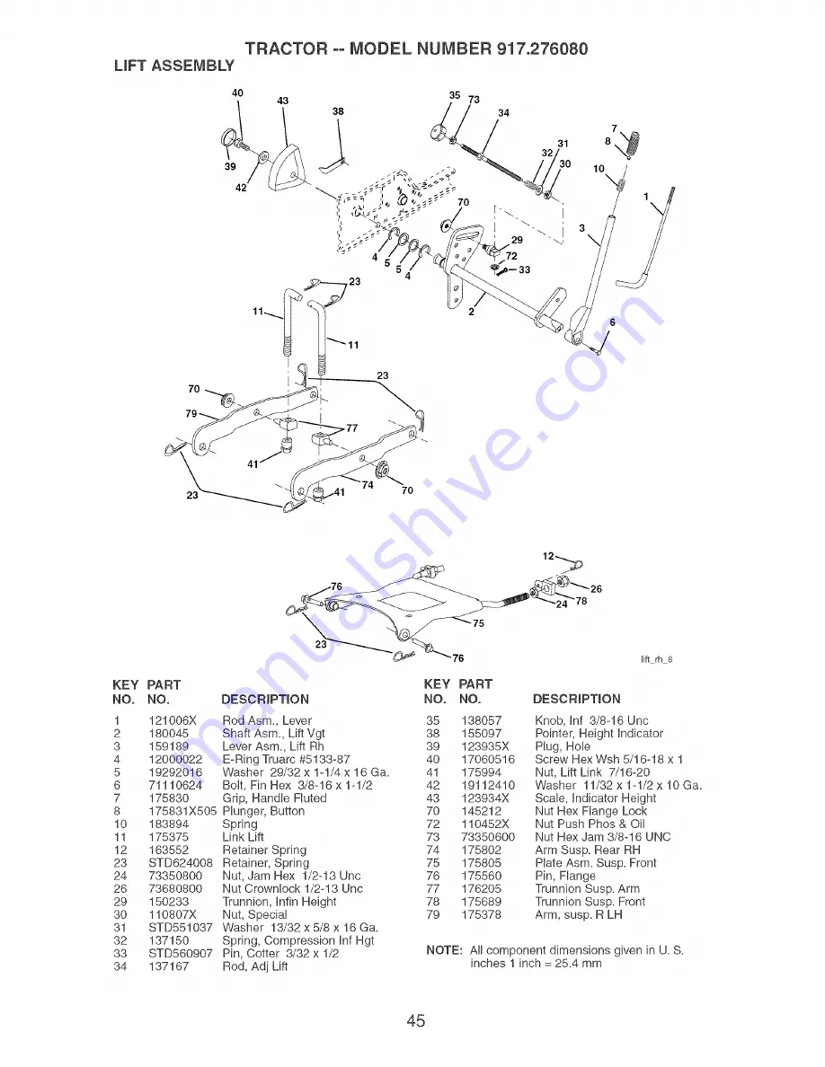 Craftsman 917.276080 Owner'S Manual Download Page 45