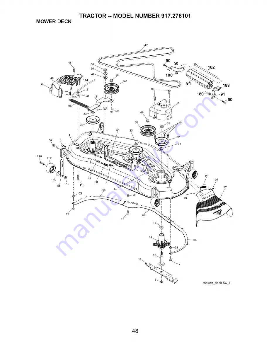 Craftsman 917.276101 Owner'S Manual Download Page 48