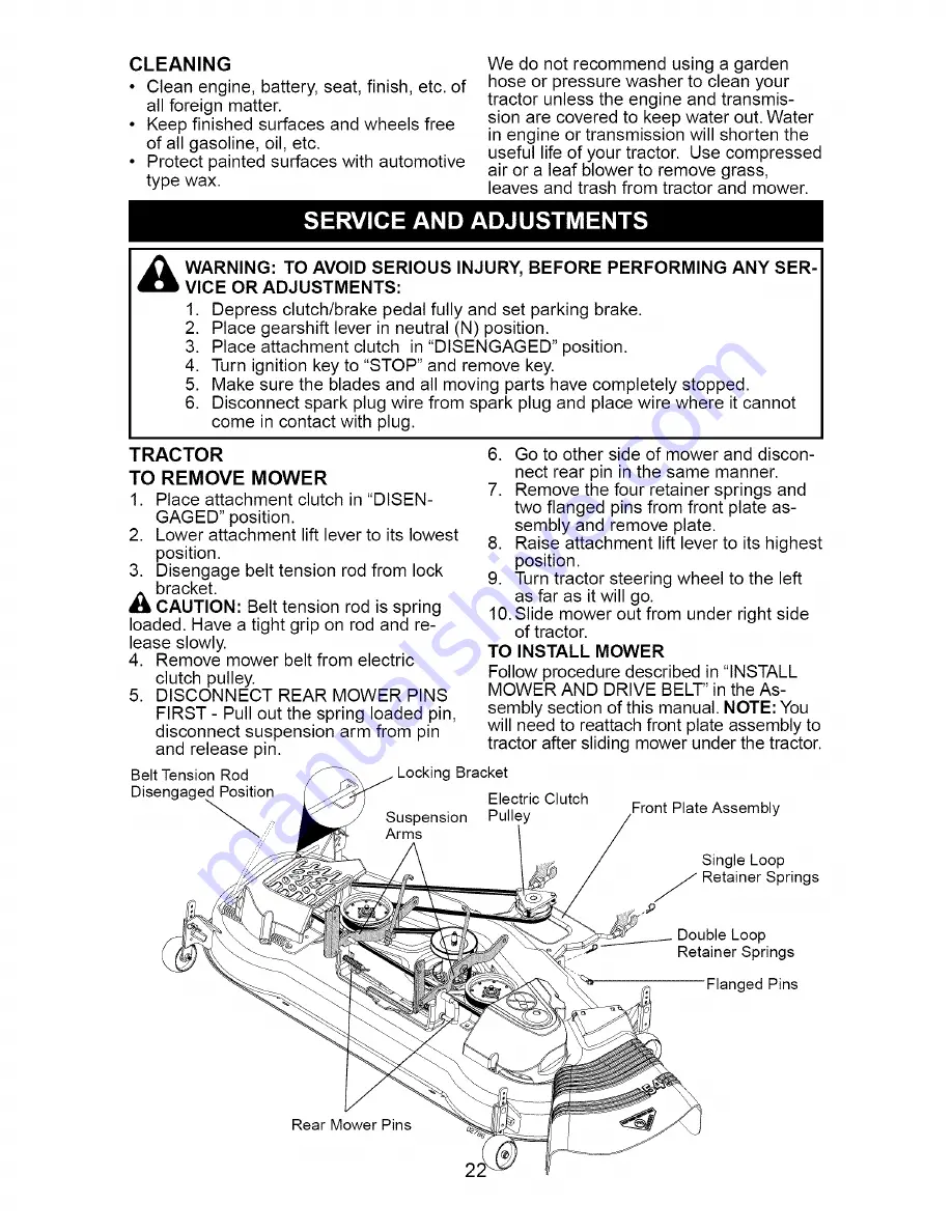 Craftsman 917.276330 Скачать руководство пользователя страница 22