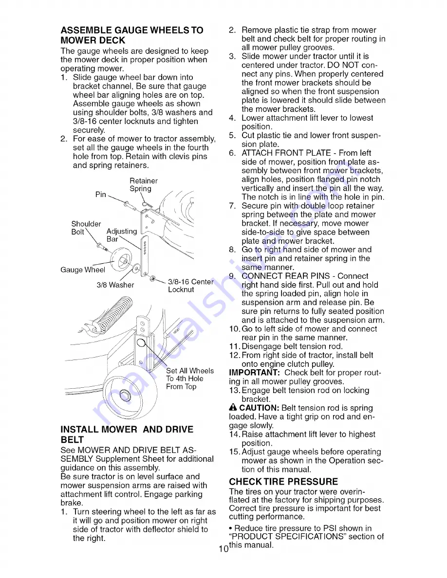 Craftsman 917.276341 Owner'S Manual Download Page 10