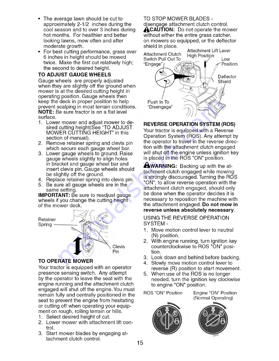 Craftsman 917.276341 Owner'S Manual Download Page 15