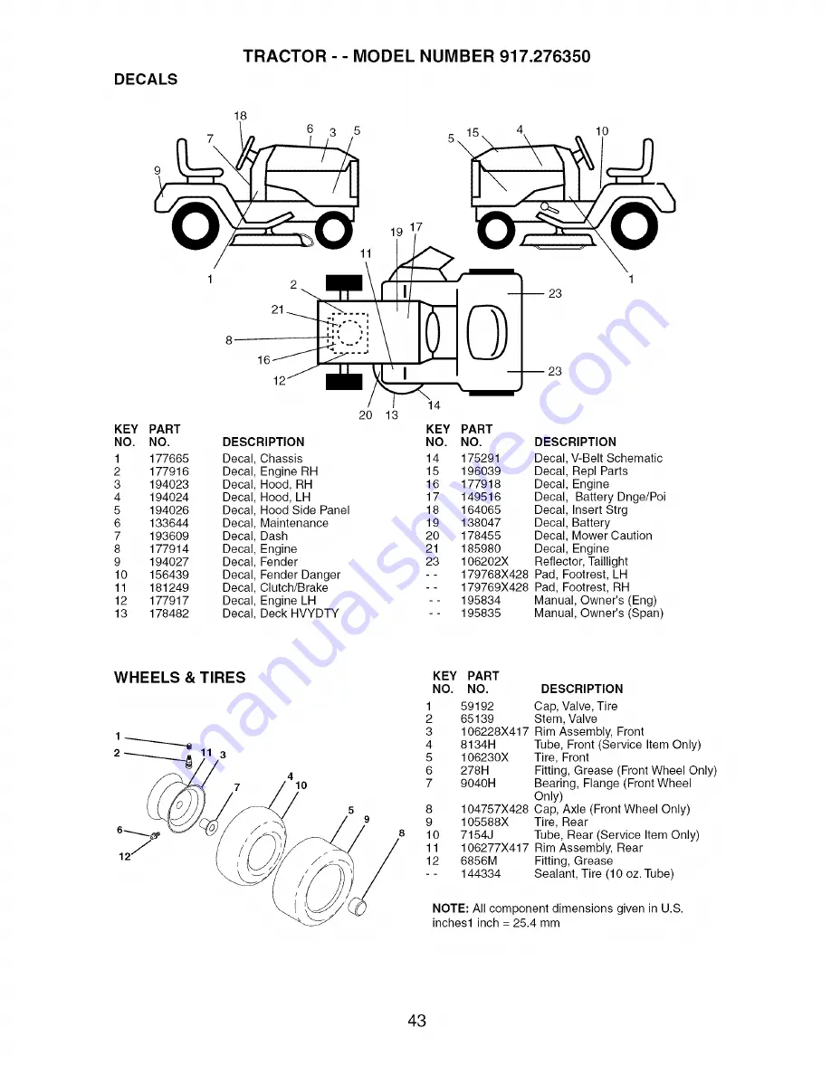 Craftsman 917.276350 Скачать руководство пользователя страница 43