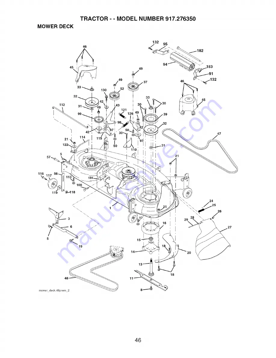 Craftsman 917.276350 Скачать руководство пользователя страница 46