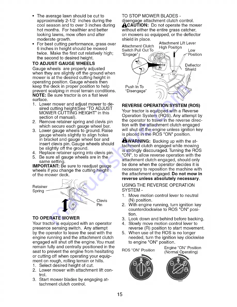 Craftsman 917.276380 Owner'S Manual Download Page 15