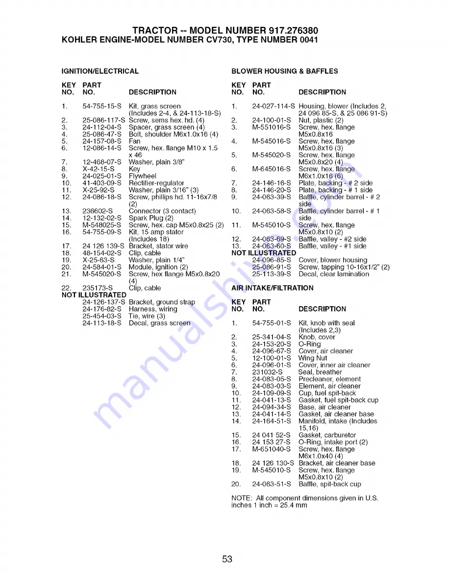 Craftsman 917.276380 Owner'S Manual Download Page 53