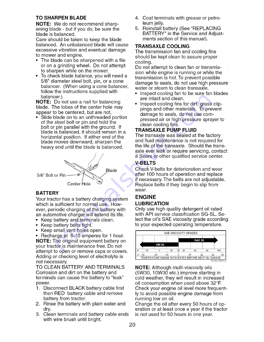 Craftsman 917.276400 Operator'S Manual Download Page 20