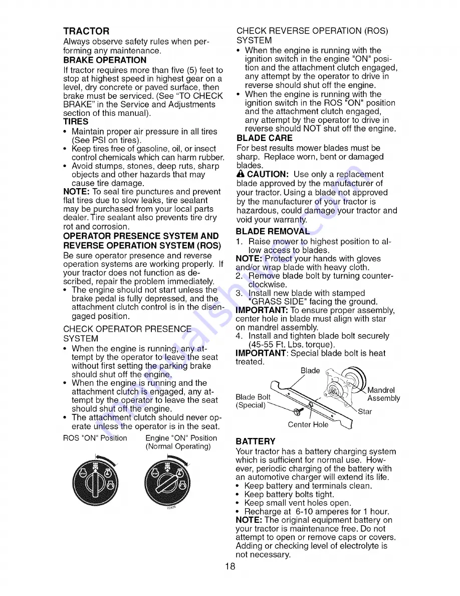 Craftsman 917.276620 Operator'S Manual Download Page 18