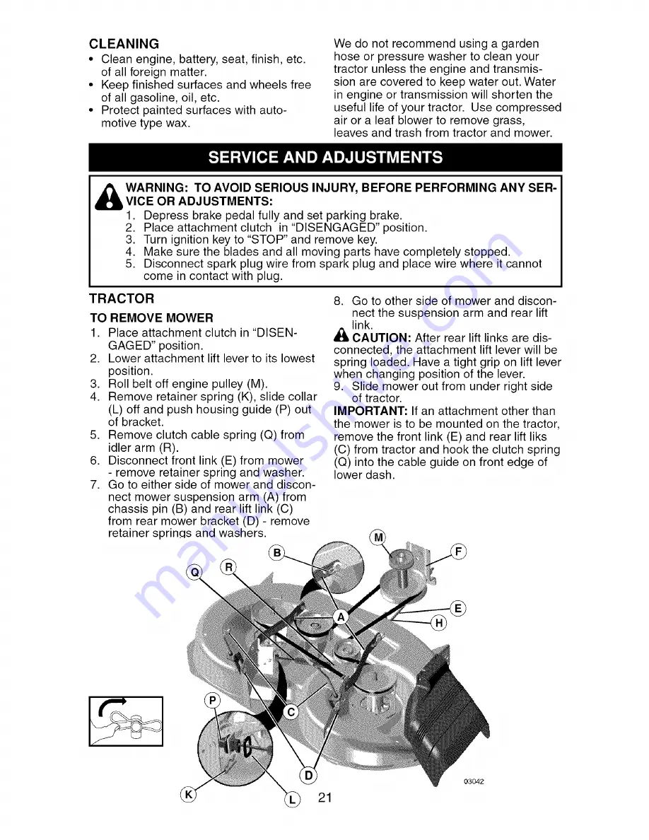 Craftsman 917.276620 Operator'S Manual Download Page 21