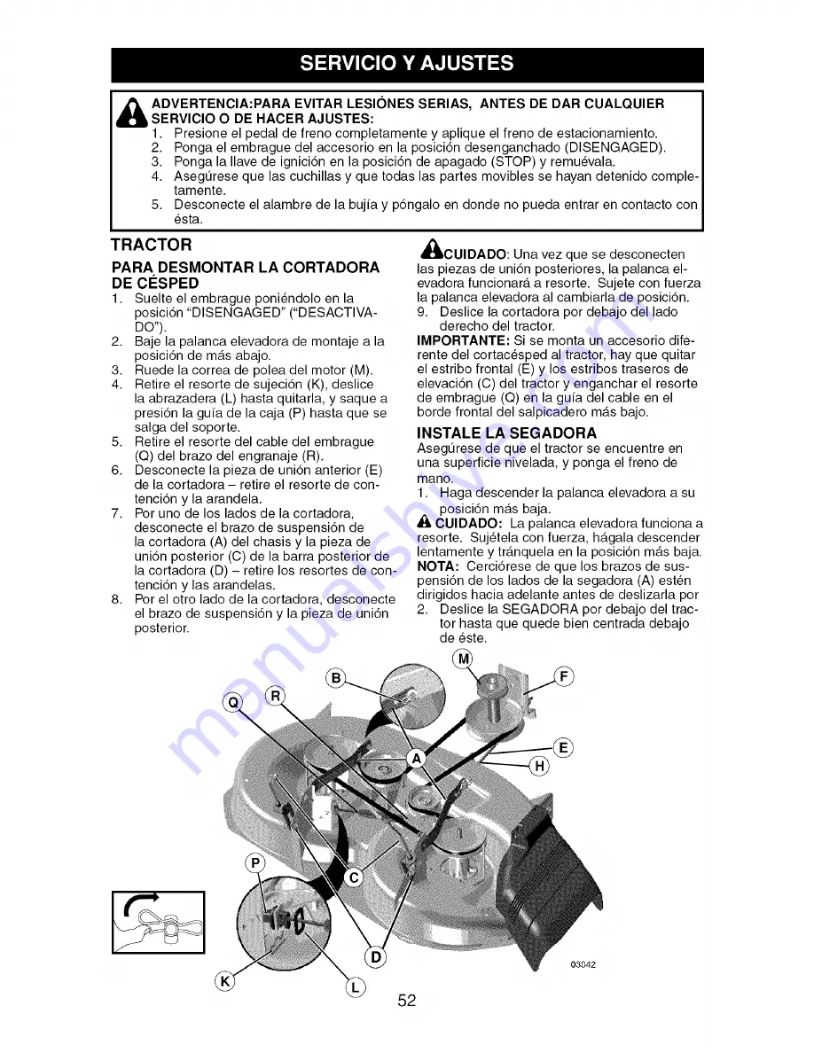 Craftsman 917.276620 Скачать руководство пользователя страница 52