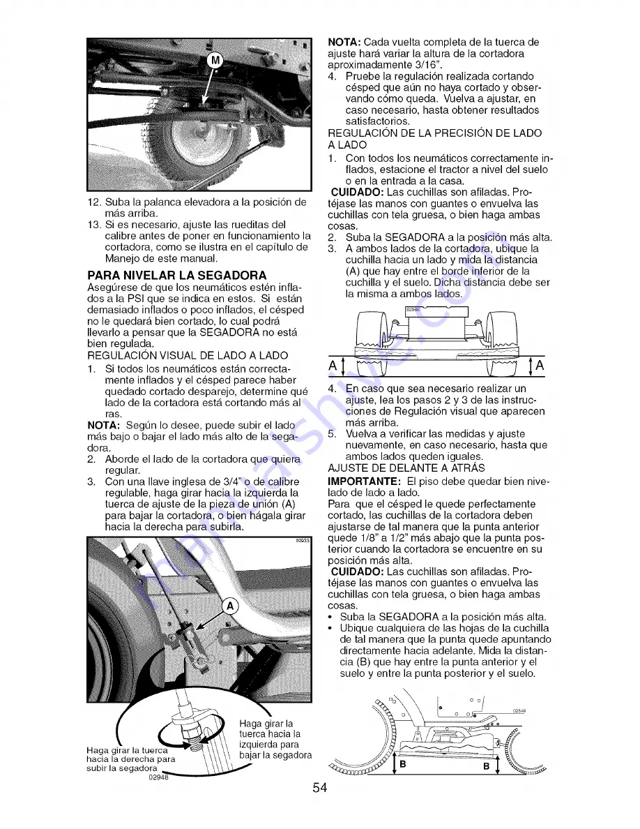 Craftsman 917.276620 Operator'S Manual Download Page 54