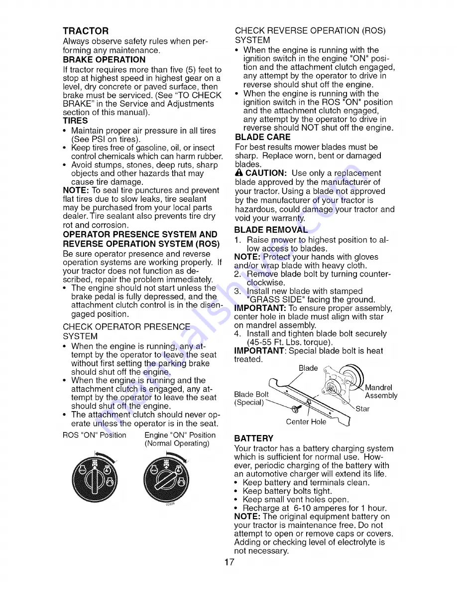 Craftsman 917.276630 Operator'S Manual Download Page 17