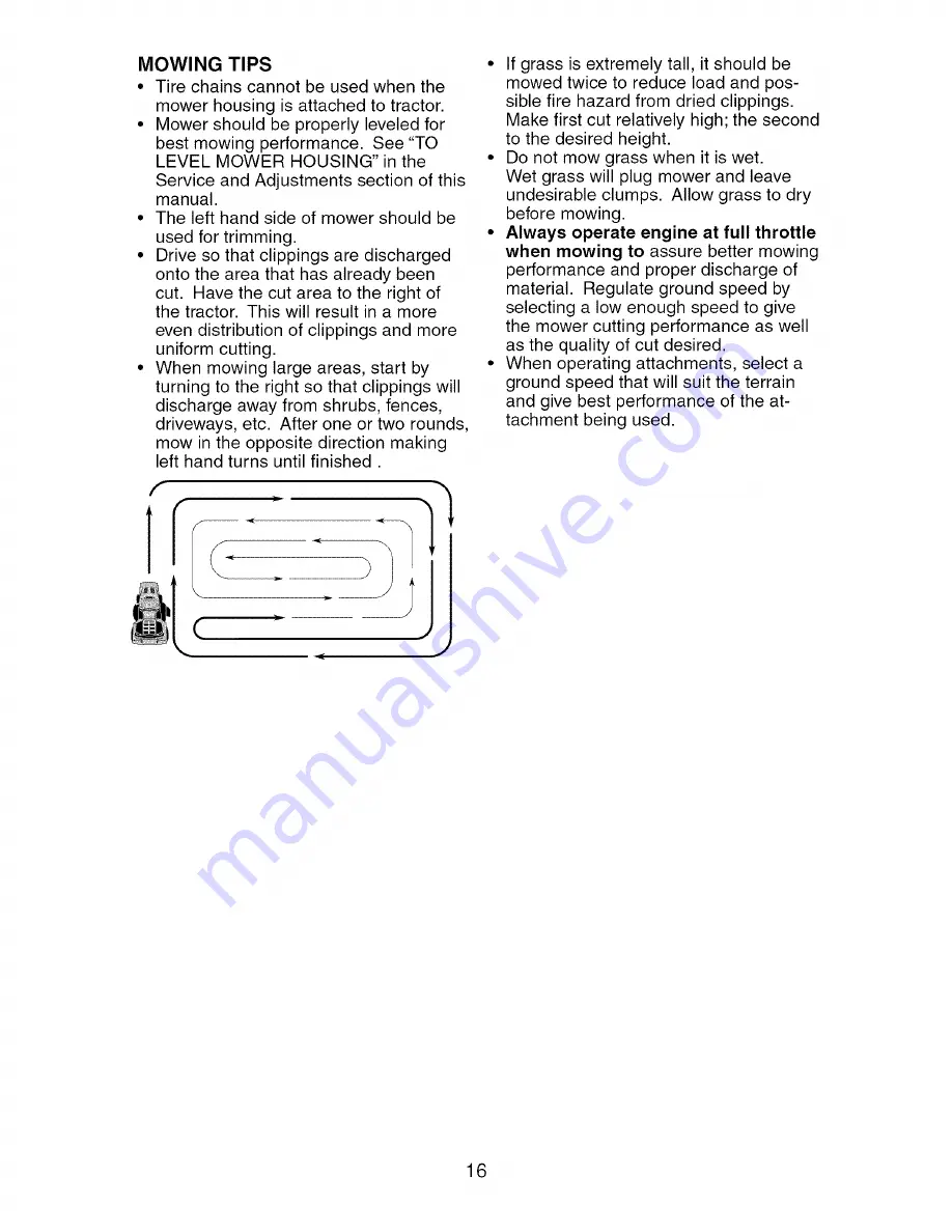 Craftsman 917.27664 Operator'S Manual Download Page 16